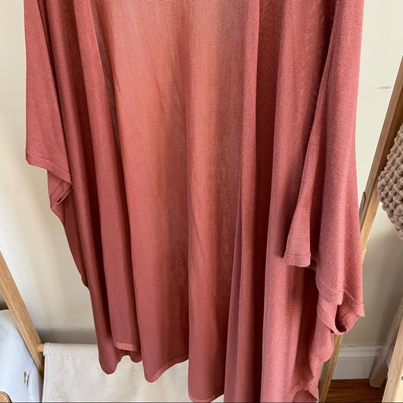 H&M Longline Lightweight Kimono Cardigan in Terracotta Rust - XS/S - Picture 4 of 4